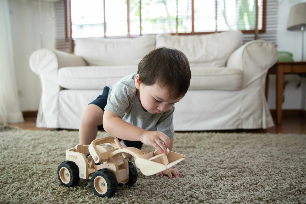 ⋙Bulldozer von PlanToys ★ - pilzessono.shop - zauberhafte Kinderdinge