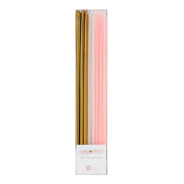 Bunte Kerzen ♥ von Talking Tables - pilzessono.shop