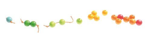 Bunte Perlentreppe - pilzessono.shop - zauberhafte Kinderdinge