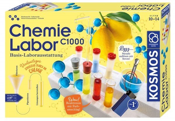 Chemielabor "C 1000" von Kosmos★ - pilzessono.shop - zauberhafte Kinderdinge
