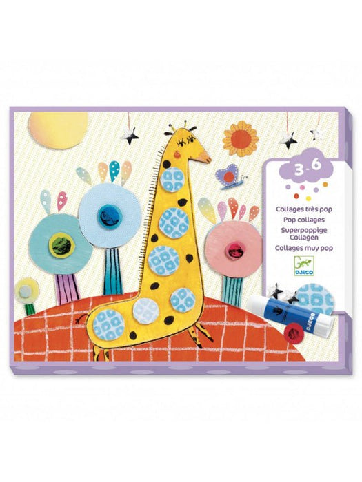 Collages tres pop von Djeco - pilzessono.shop - zauberhafte Kinderdinge
