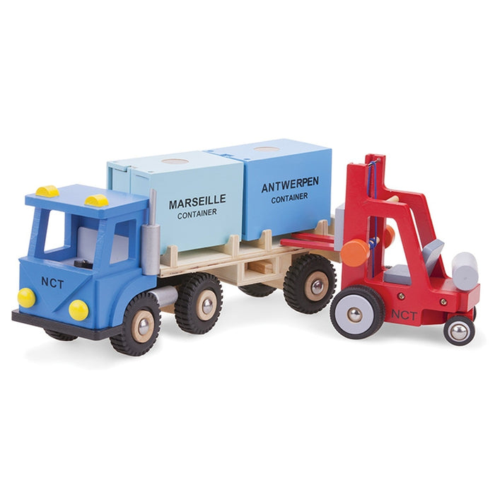 Container Truck - pilzessono.shop - zauberhafte Kinderdinge