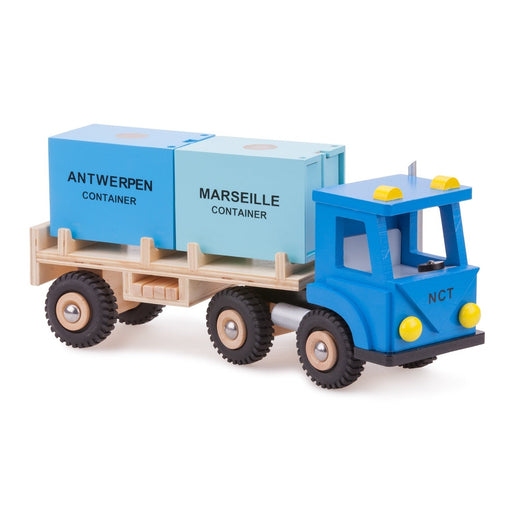 Container Truck - pilzessono.shop - zauberhafte Kinderdinge