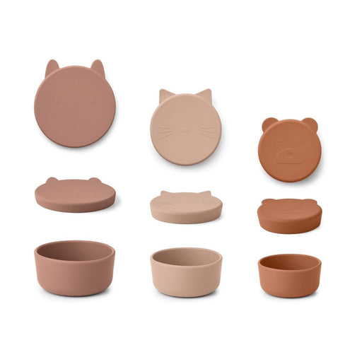 Corgan Snack Box 3er-Pack in rose von Liewood - pilzessono.shop - zauberhafte Kinderdinge