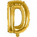 D Folienballon gold Buchstabe - pilzessono.shop - zauberhafte Kinderdinge