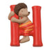 Deko-Buchstabe H Moulin Roty - pilzessono.shop - zauberhafte Kinderdinge
