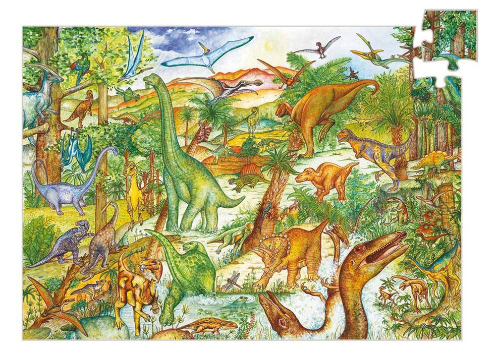 Dinosaurier Puzzle Observation von Djeco - pilzessono.shop - zauberhafte Kinderdinge