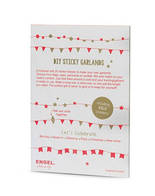 DIY Girlande bunt von Engel - pilzessono.shop - zauberhafte Kinderdinge