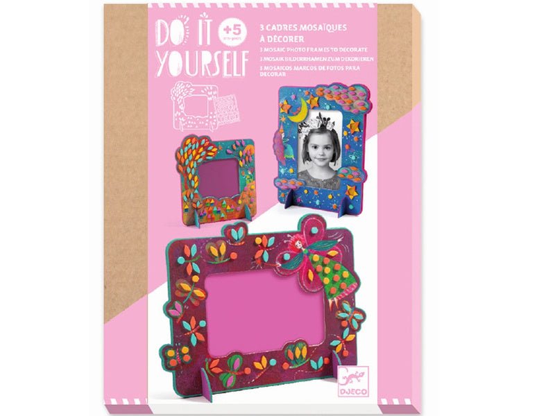 ⋙ DIY Mosaik Rahmen - Feenhaft von Djeco ♥ - pilzessono.shop - zauberhafte Kinderdinge