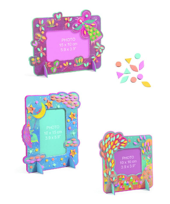 ⋙ DIY Mosaik Rahmen - Feenhaft von Djeco ♥ - pilzessono.shop - zauberhafte Kinderdinge