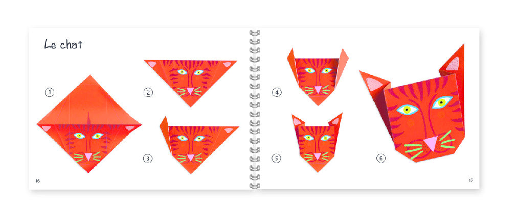 Tiere  aus Papier falten von Djeco