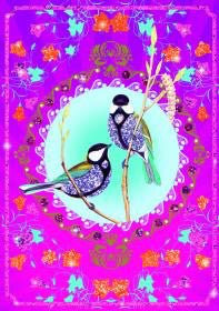 Djeco Flitterbilder Glitzervögel - pilzessono.shop - zauberhafte Kinderdinge