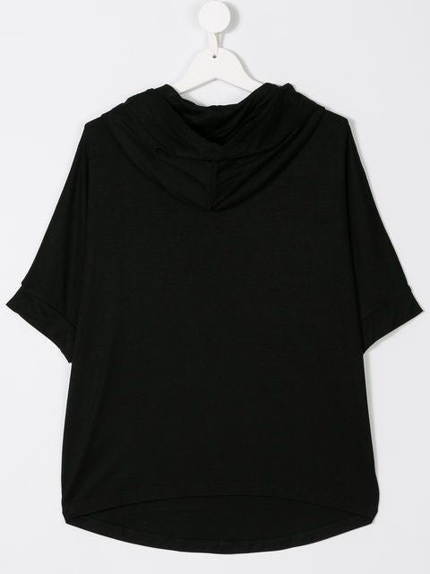 DKNY Tee - Shirt schwarz mit Kapuze - pilzessono.shop - zauberhafte Kinderdinge