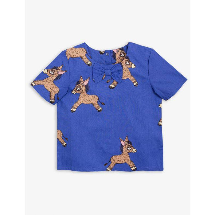 Donkey woven ss blouse - pilzessono.shop - zauberhafte Kinderdinge
