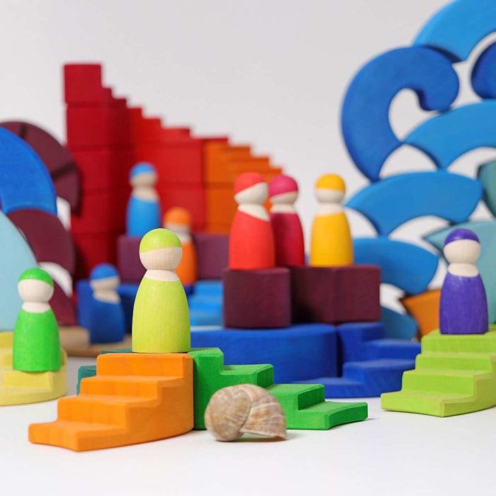 Doppelläufige Stufenspirale ♥ - pilzessono.shop - zauberhafte Kinderdinge