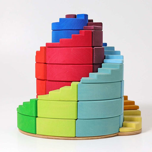 Doppelläufige Stufenspirale ♥ - pilzessono.shop - zauberhafte Kinderdinge