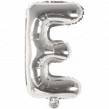 E Folienballon silber Buchstabe - pilzessono.shop - zauberhafte Kinderdinge