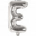 E Folienballon silber Buchstabe - pilzessono.shop - zauberhafte Kinderdinge