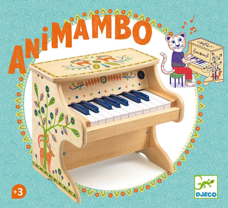 E-Piano 18-Key Animambo von Djeco - pilzessono.shop - zauberhafte Kinderdinge