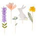 Easter Cake Toppers von Meri Meri ♡ - pilzessono.shop - zauberhafte Kinderdinge