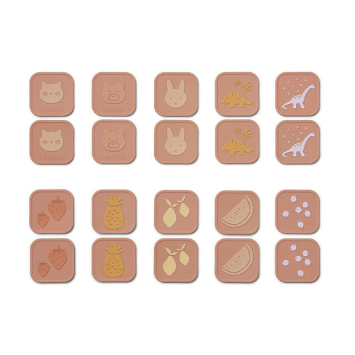Easton Memory | Erinnerungsspiel | dunkles rosa von Liewood ♥ - pilzessono.shop - zauberhafte Kinderdinge
