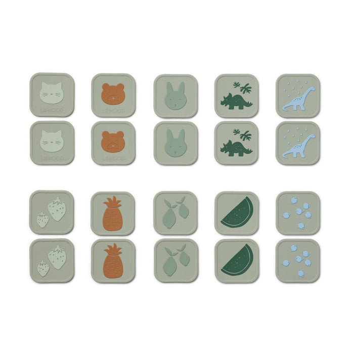 Easton Memory | Erinnerungsspiel | sanftes blau von Liewood ♥ - pilzessono.shop - zauberhafte Kinderdinge