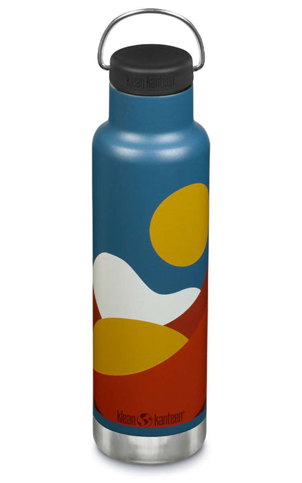 Edelstahl Isolierflasche Classic Narrow 592ml mit Loop Cap von Klean Kanteen - pilzessono.shop
