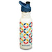 Edelstahl Trinkflasche 532ml Retro Dot von Klean Kanteen ♡ - pilzessono.shop - zauberhafte Kinderdinge