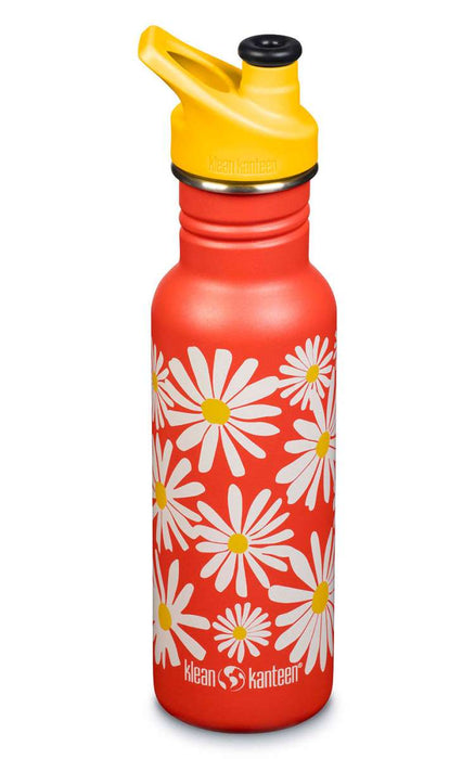 Edelstahl Trinkflasche Classic 532ml Sport Cap von Klean Kanteen - pilzessono.shop