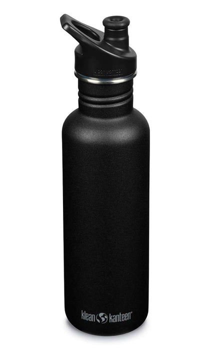 Edelstahl Trinkflasche Classic 800ml mit Sport Cap von Klean Kanteen - pilzessono.shop