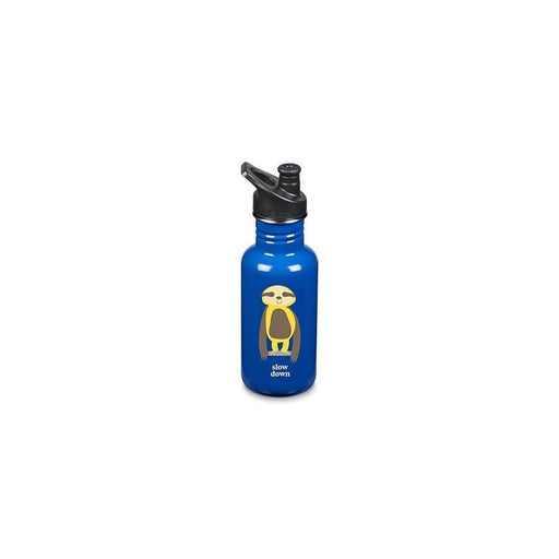 Edelstahl Trinkflasche ""Classic Slow Down" - pilzessono.shop - zauberhafte Kinderdinge