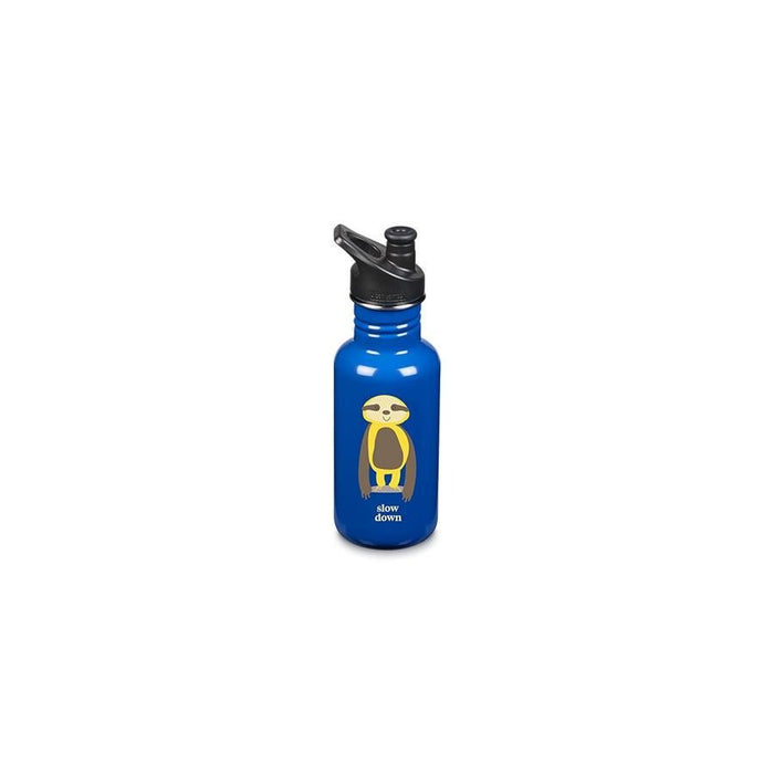 Edelstahl Trinkflasche ""Classic Slow Down" - pilzessono.shop - zauberhafte Kinderdinge