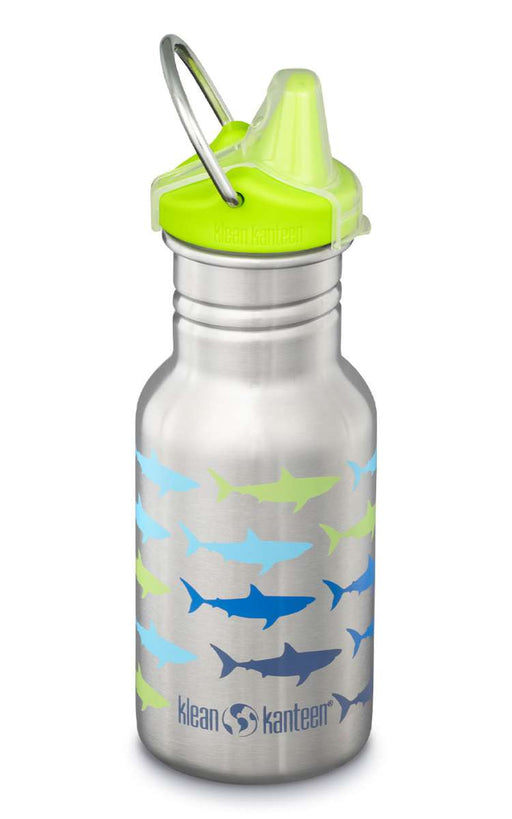 Edelstahl Trinkflasche Kid Classic 355ml Sippy Cap von Klean Kanteen - pilzessono.shop
