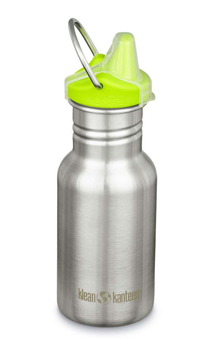 Edelstahl Trinkflasche Kid Classic 355ml Sippy Cap von Klean Kanteen - pilzessono.shop