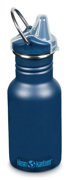 Edelstahl Trinkflasche Kid Classic 355ml Sippy Cap von Klean Kanteen - pilzessono.shop