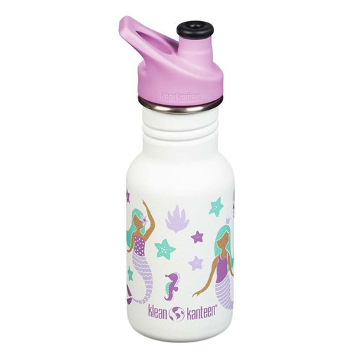 Edelstahl Trinkflasche Mermaids von Klean Kanteen ♡ - pilzessono.shop - zauberhafte Kinderdinge