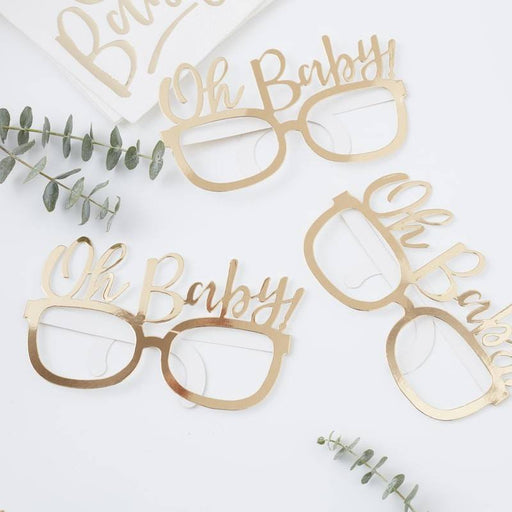 Eine Brille für die Baby-Shower - pilzessono.shop - zauberhafte Kinderdinge