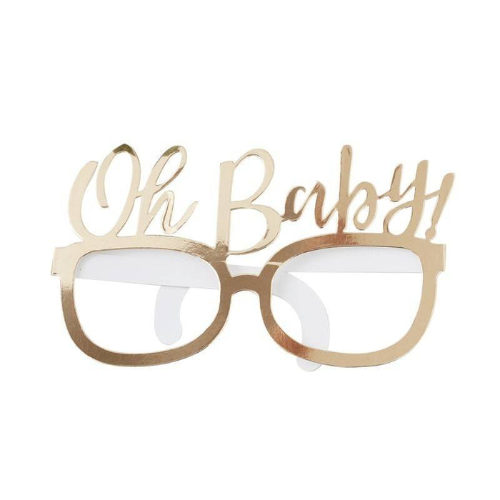 Eine Brille für die Baby-Shower - pilzessono.shop - zauberhafte Kinderdinge