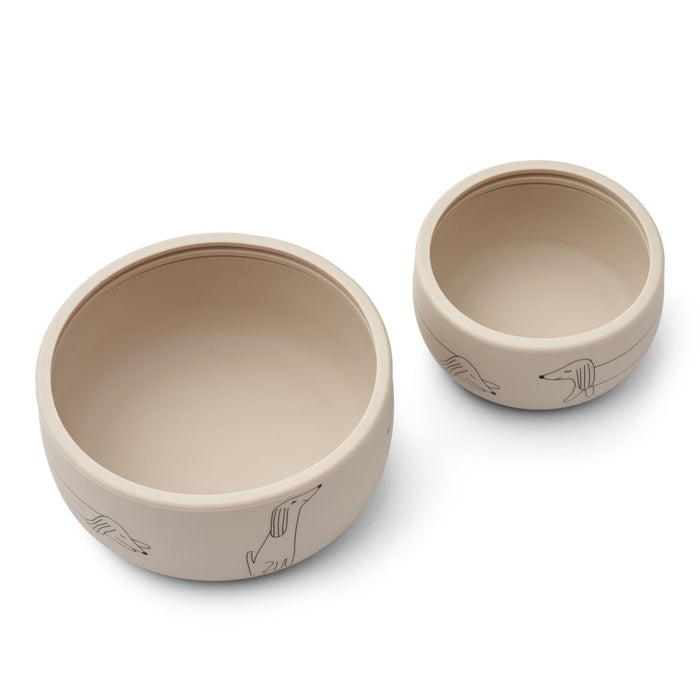 Eleanor Snack Box Set in dog sandy von Liewood ♡ - pilzessono.shop - zauberhafte Kinderdinge