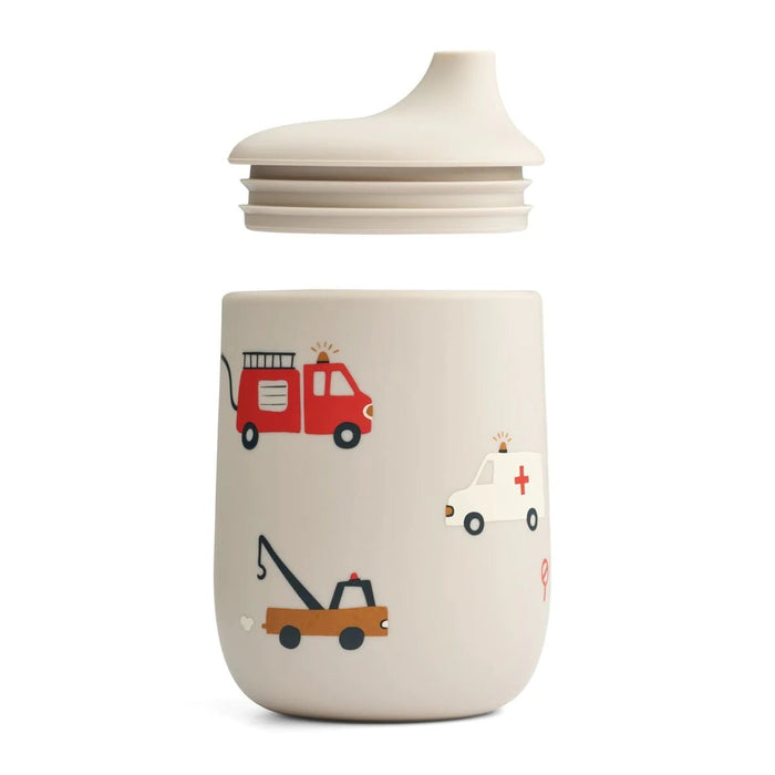 Ellis Sippy Cup emergency vehicles | Einsatzfahrzeuge Trinkbecher von Liewood - pilzessono.shop - zauberhafte Kinderdinge