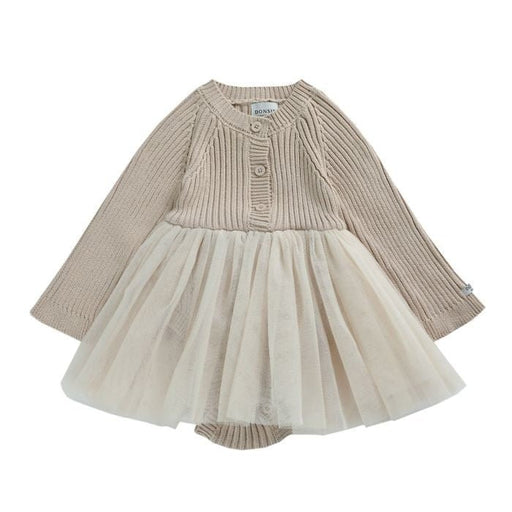 entzückendes Kleid JUNA in beige von Donsje ♡ - pilzessono.shop - zauberhafte Kinderdinge