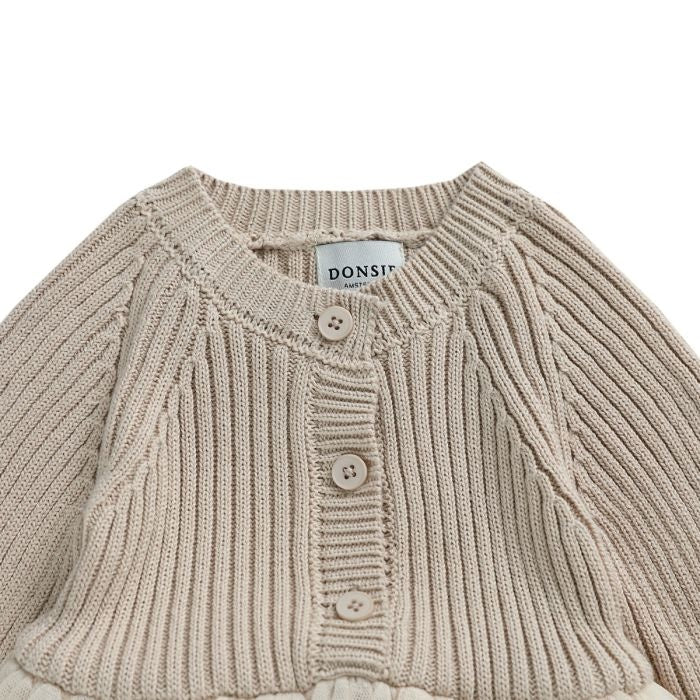 entzückendes Kleid JUNA in beige von Donsje ♡ - pilzessono.shop - zauberhafte Kinderdinge