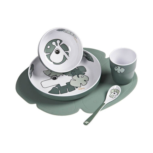 Essensset | Geschirr | Tiny Tropics green von Done by Deer ♡ - pilzessono.shop - zauberhafte Kinderdinge