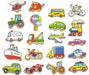 Fahrzeug-Magneten von Viga - pilzessono.shop - zauberhafte Kinderdinge