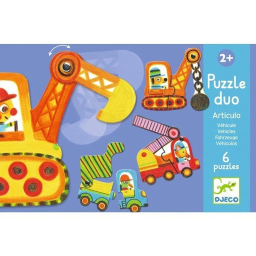 Fahrzeuge Puzzle von Djeco 2+ - pilzessono.shop