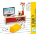 Fernsehraum von Djeco für Puppenhaus - pilzessono.shop - zauberhafte Kinderdinge