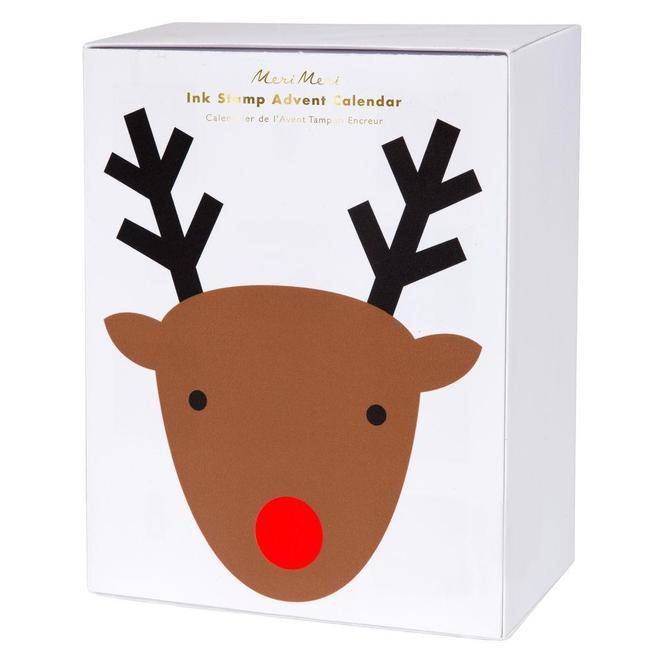 Festlicher Tinten - Stempel - Adventskalender von MeriMeri - pilzessono.shop - zauberhafte Kinderdinge