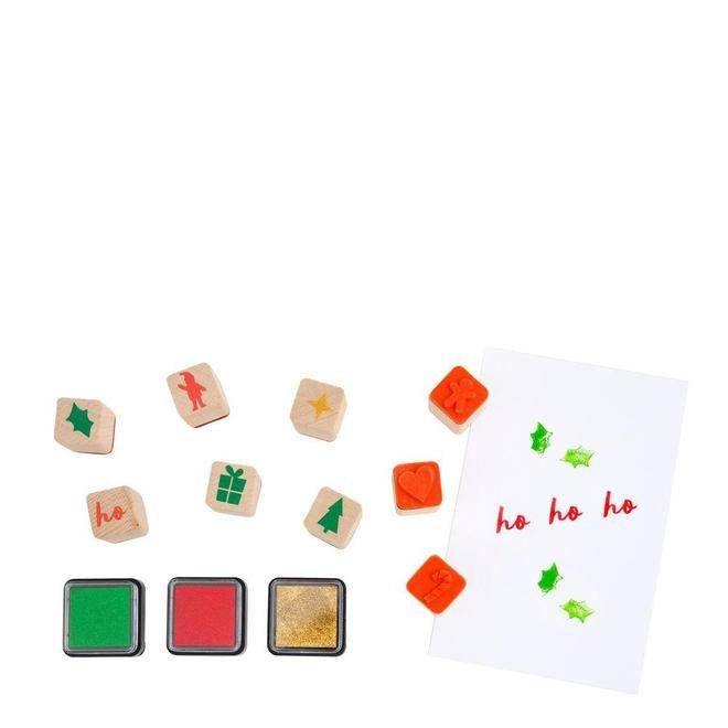 Festlicher Tinten - Stempel - Adventskalender von MeriMeri - pilzessono.shop - zauberhafte Kinderdinge