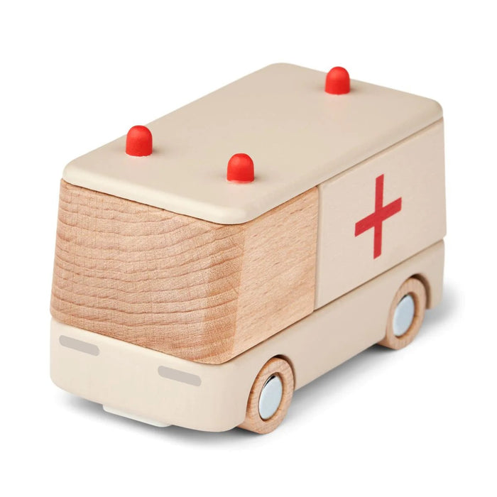 Feuerwehr Auto | Village ambulance in aurora red / sandy von Liewood - pilzessono.shop - zauberhafte Kinderdinge