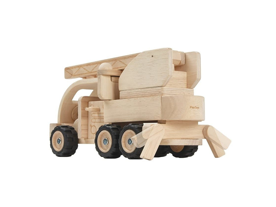 Feuerwehrfahrzeug von PlanToys ★ - pilzessono.shop - zauberhafte Kinderdinge